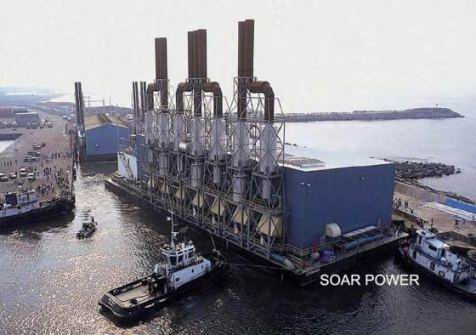 Floating Power Plant - Power Barge
